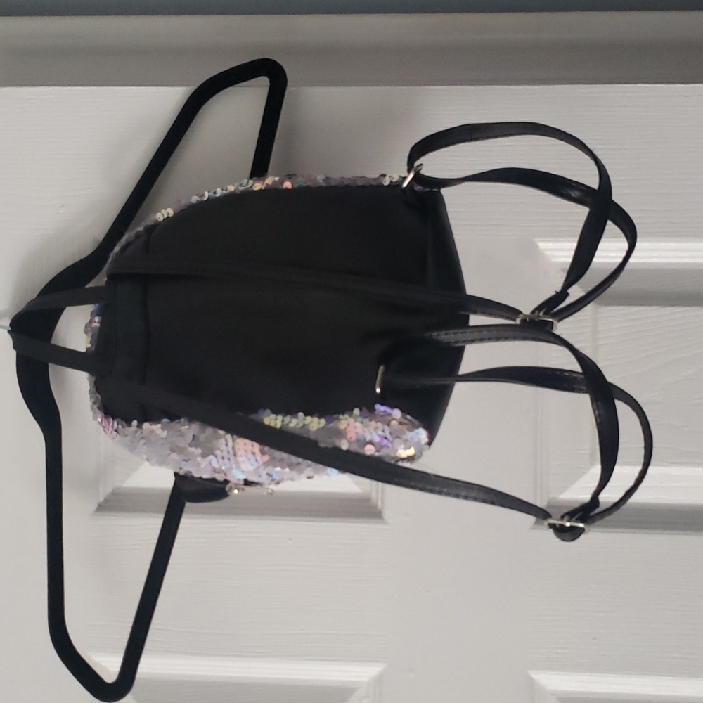Backpack Silver gliter - Picture 2 of 3